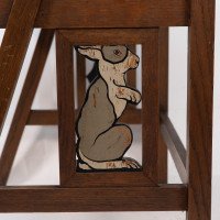 G F Hardy. Arts & Crafts Oak Childs Desk with a Slanted Writing Area & Storage Underneath - Thumbnail 10