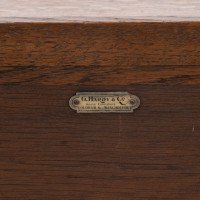 G F Hardy. Arts & Crafts Oak Childs Desk with a Slanted Writing Area & Storage Underneath - Thumbnail 13