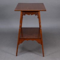 Liberty & Co., Rare Moorish Anglo-Japanese Walnut Side Table - Thumbnail 4