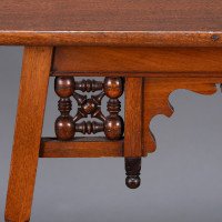 Liberty & Co., Rare Moorish Anglo-Japanese Walnut Side Table - Thumbnail 10