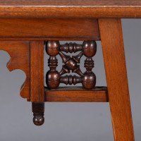 Liberty & Co., Rare Moorish Anglo-Japanese Walnut Side Table - Thumbnail 11