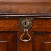 An Aesthetic Movement Mahogany Secretaire Bookcase with Gilt Brass Mounts - Thumbnail 18