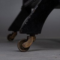 Aesthetic Movement Walnut Drop Leaf Side Table on Four Turned & Incised Legs - Thumbnail 16