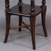 Jas Shoolbred Attributed, Aesthetic Movement Octagonal Mahogany Side Table - Thumbnail 10