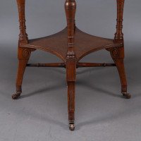 Jas Shoolbred. An Aesthetic Movement Walnut Octagonal Center Table - Thumbnail 11