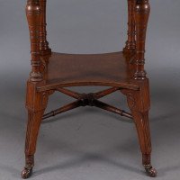 Jas Shoolbred. An Aesthetic Movement Walnut Octagonal Center Table - Thumbnail 14