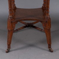Jas Shoolbred. An Aesthetic Movement Walnut Octagonal Center Table - Thumbnail 13