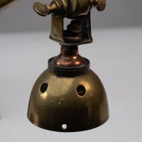 Decorative Brass Desk Light with Chord & Adjustable Head - Thumbnail 7