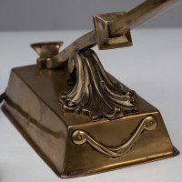 Decorative Brass Desk Light with Chord & Adjustable Head - Thumbnail 13