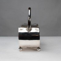 W W Harrison & Co., Aesthetic Movement Silver-plated Tea Pot - Thumbnail 7