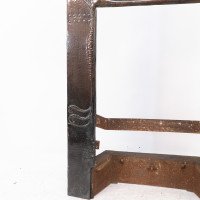 An Arts & Crafts Copper Fire Insert with Hand-crafted Stylized Floral Decoration - Thumbnail 7