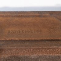 Arts & Crafts Cast Iron Fireplace with Curved Sides & Stylized Floral Decoration - Thumbnail 18