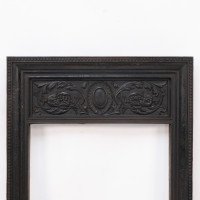 A Late Victorian Fireplace with Stylized Floral Details to the Top - Thumbnail 2
