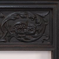 A Late Victorian Fireplace with Stylized Floral Details to the Top - Thumbnail 6