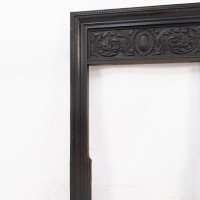 A Late Victorian Fireplace with Stylized Floral Details to the Top - Thumbnail 7