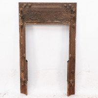 A Late Victorian Fireplace with Stylized Floral Details to the Top - Thumbnail 11