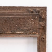 A Late Victorian Fireplace with Stylized Floral Details to the Top - Thumbnail 15