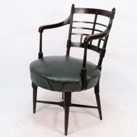 E. W. Godwin for William Watt. Anglo-Japanese Old English or Jacobean Armchair - Thumbnail 3