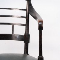E. W. Godwin for William Watt. Anglo-Japanese Old English or Jacobean Armchair - Thumbnail 8
