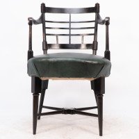 E. W. Godwin for William Watt. Anglo-Japanese Old English or Jacobean Armchair - Thumbnail 12