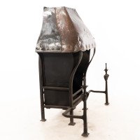 Arts & Crafts Hand-forged Iron & Copper Fireplace In the style of Baillie Scott - Thumbnail 3