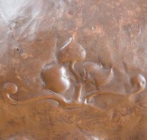 An Arts & Crafts Hand-forged Iron & Copper Fireplace In the style of Baillie Scott - Thumbnail 6
