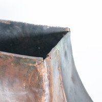 An Arts & Crafts Hand-forged Iron & Copper Fireplace In the style of Baillie Scott - Thumbnail 8