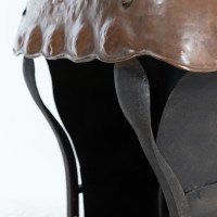 Arts & Crafts Hand-forged Iron & Copper Fireplace In the style of Baillie Scott - Thumbnail 10
