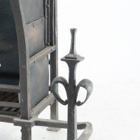 An Arts & Crafts Hand-forged Iron & Copper Fireplace In the style of Baillie Scott - Thumbnail 15