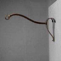 Arts & Crafts Brass Picture Rail Wall Light - Thumbnail 2