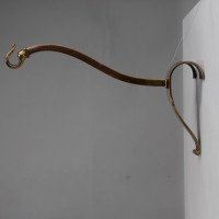Arts & Crafts Brass Picture Rail Wall Light - Thumbnail 3
