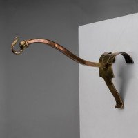 Arts & Crafts Brass Picture Rail Wall Light - Thumbnail 4