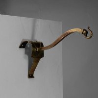 Arts & Crafts Brass Picture Rail Wall Light - Thumbnail 8