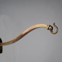 Arts & Crafts Brass Picture Rail Wall Light - Thumbnail 10