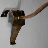 Arts & Crafts Brass Picture Rail Wall Light - Thumbnail 15