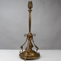 Arts & Crafts Brass Table Lamp In the style of C. F. A. Voysey - Thumbnail 2
