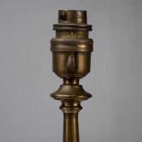 Arts & Crafts Brass Table Lamp In the style of C. F. A. Voysey - Thumbnail 9