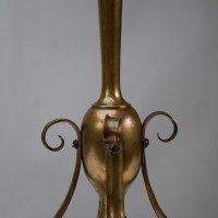 Arts & Crafts Brass Table Lamp In the style of C. F. A. Voysey - Thumbnail 11