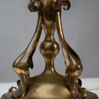 Arts & Crafts Brass Table Lamp In the style of C. F. A. Voysey - Thumbnail 16
