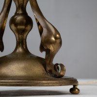 Arts & Crafts Brass Table Lamp In the style of C. F. A. Voysey - Thumbnail 19