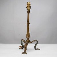 Faraday & Sons. A Near Pair of Arts & Crafts Pullman Coach Brass Table Lights - Thumbnail 3