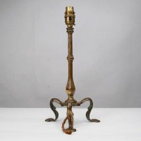 Faraday & Sons. A Near Pair of Arts & Crafts Pullman Coach Brass Table Lights - Thumbnail 9