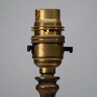 Faraday & Sons. A Near Pair of Arts & Crafts Pullman Coach Brass Table Lights - Thumbnail 10