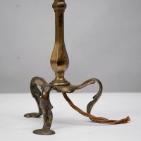 Faraday & Sons. A Near Pair of Arts & Crafts Pullman Coach Brass Table Lights - Thumbnail 13