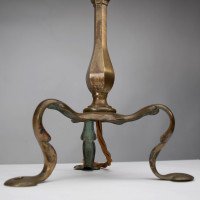 Faraday & Sons. A Near Pair of Arts & Crafts Pullman Coach Brass Table Lights - Thumbnail 18