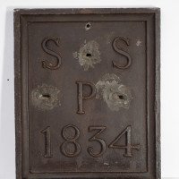 A Set of Four English Lead Parish Boundary Plaques Marked & Dated - Thumbnail 8