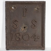 A Set of Four English Lead Parish Boundary Plaques Marked & Dated - Thumbnail 12
