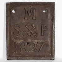 A Set of Four English Lead Parish Boundary Plaques Marked & Dated - Thumbnail 17