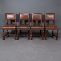 A. W. N. Pugin, Six Gothic Revival Oak Dining Chairs Probably for the House of Lords - Thumbnail 3
