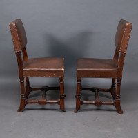 A. W. N. Pugin, Six Gothic Revival Oak Dining Chairs Probably for the House of Lords - Thumbnail 6
